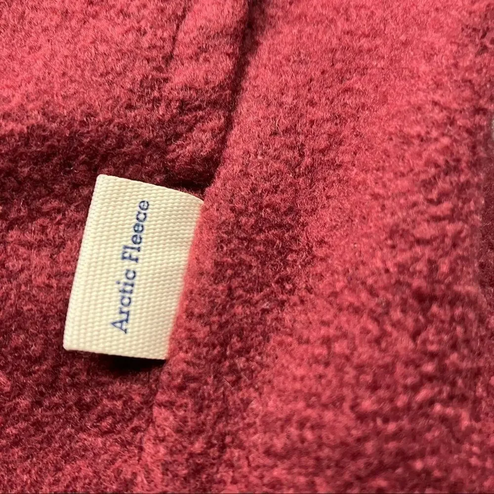 Magellan Men's maroon‎ red arctic fleece Full Zip jacket XL